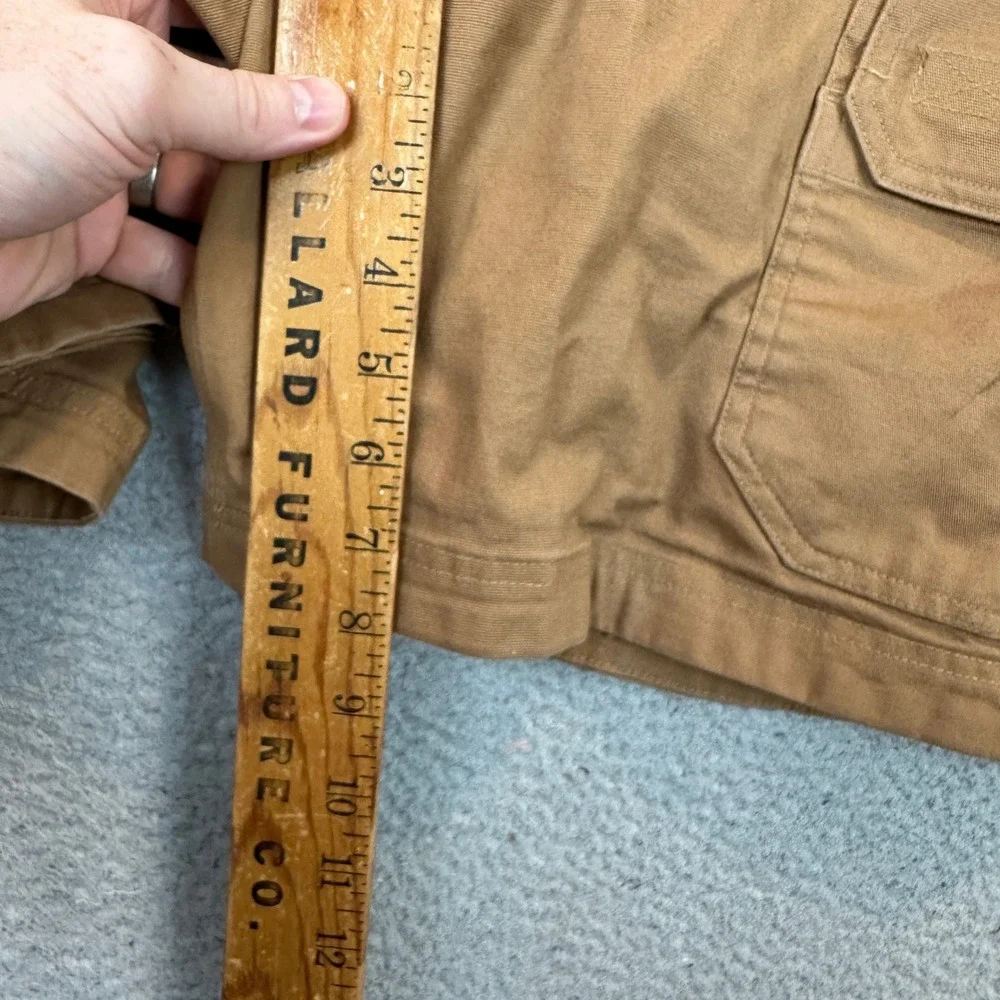 Duluth Trading Co Shorts Mens 42 Flex Fire Hose Brown Relaxed Fit Cargo Workwear
